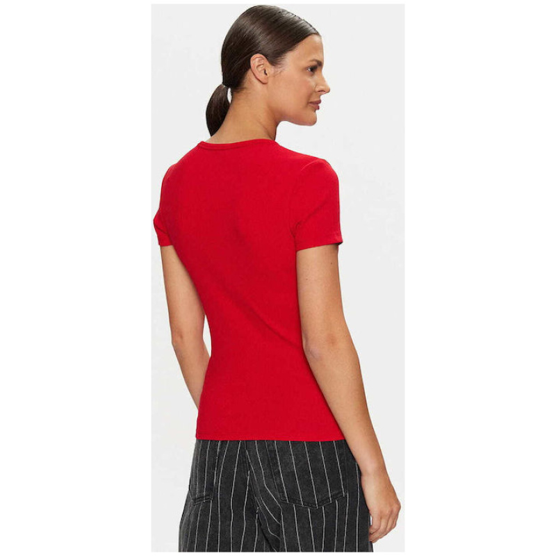 TOMMY JEANS Slim essential rib ss ext